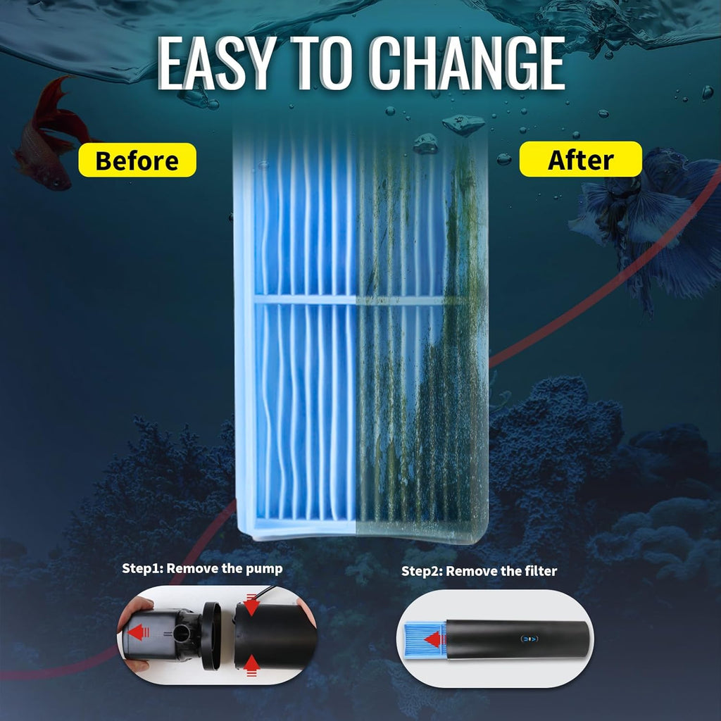 TARARIUM 600GPH Cold Plunge Small Pool Filter with 24V DC Powerful Pump for or Up to 1000 Gal Cloudy Water Cleaner