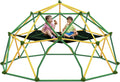 Merax 12FT Climbing Dome with Hammock, Outdoor Geometric Dome Climber Play Center for Kids 3-10 Supporting 1000 lbs, Easy Assembly Jungle Gym