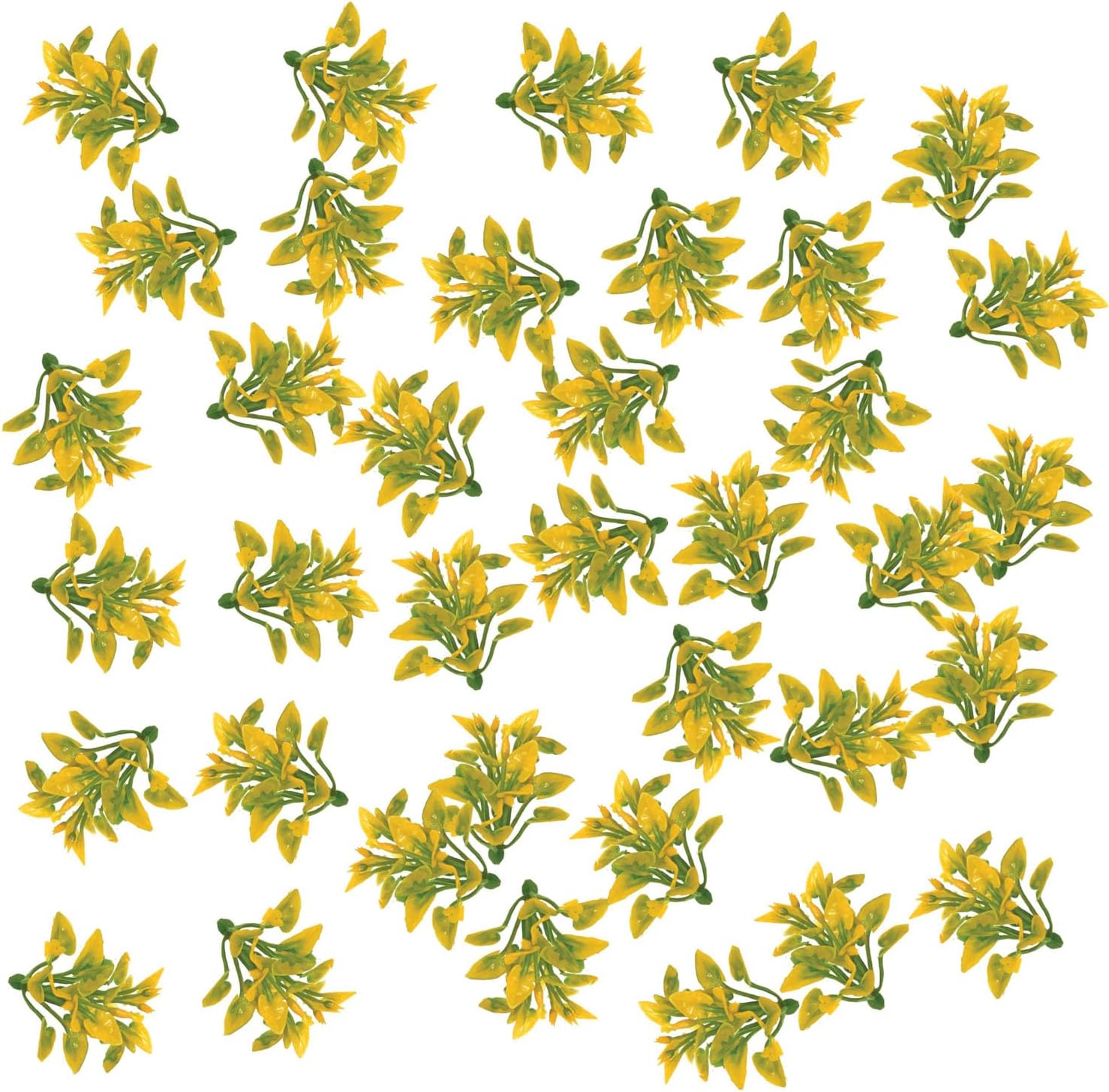 Mini Model Grass, 200 Pcs, Mixed Model Plants, Miniature Plants for School Project DIY Miniature Colorful Flower