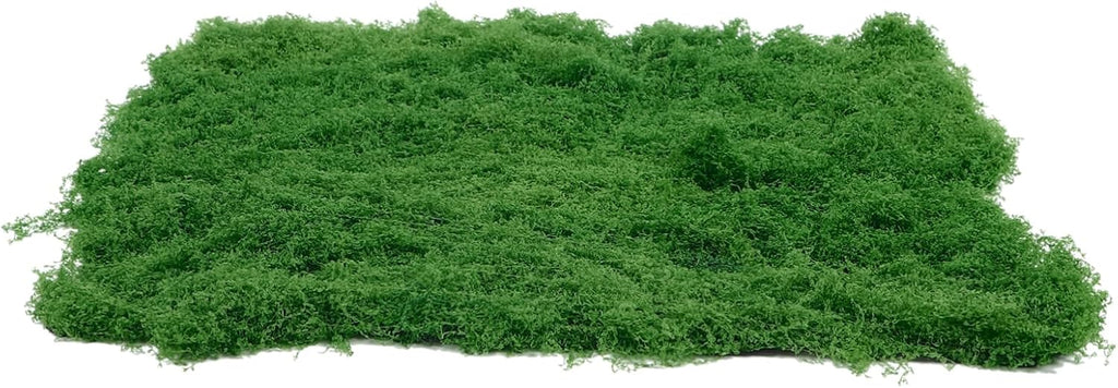 MERRYHAPY Simulated Silk Moss Mat - Lifelike Artificial Moss Turf for Bonsai Decoration Fish Tank and Micro Landscape Design - 19.68X19.68X1.57 Inch Green Foam Carpet