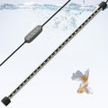 Dirvin 15inches 24/7 Mode Submersible Aquarium LED Light, 27 LED Beads 3 Colors Fish Tank Light with Timer Brightness Adjustable, Sunrise-Daylight-Moonlight Simulation for 15"-24" Fish Tank, 8W