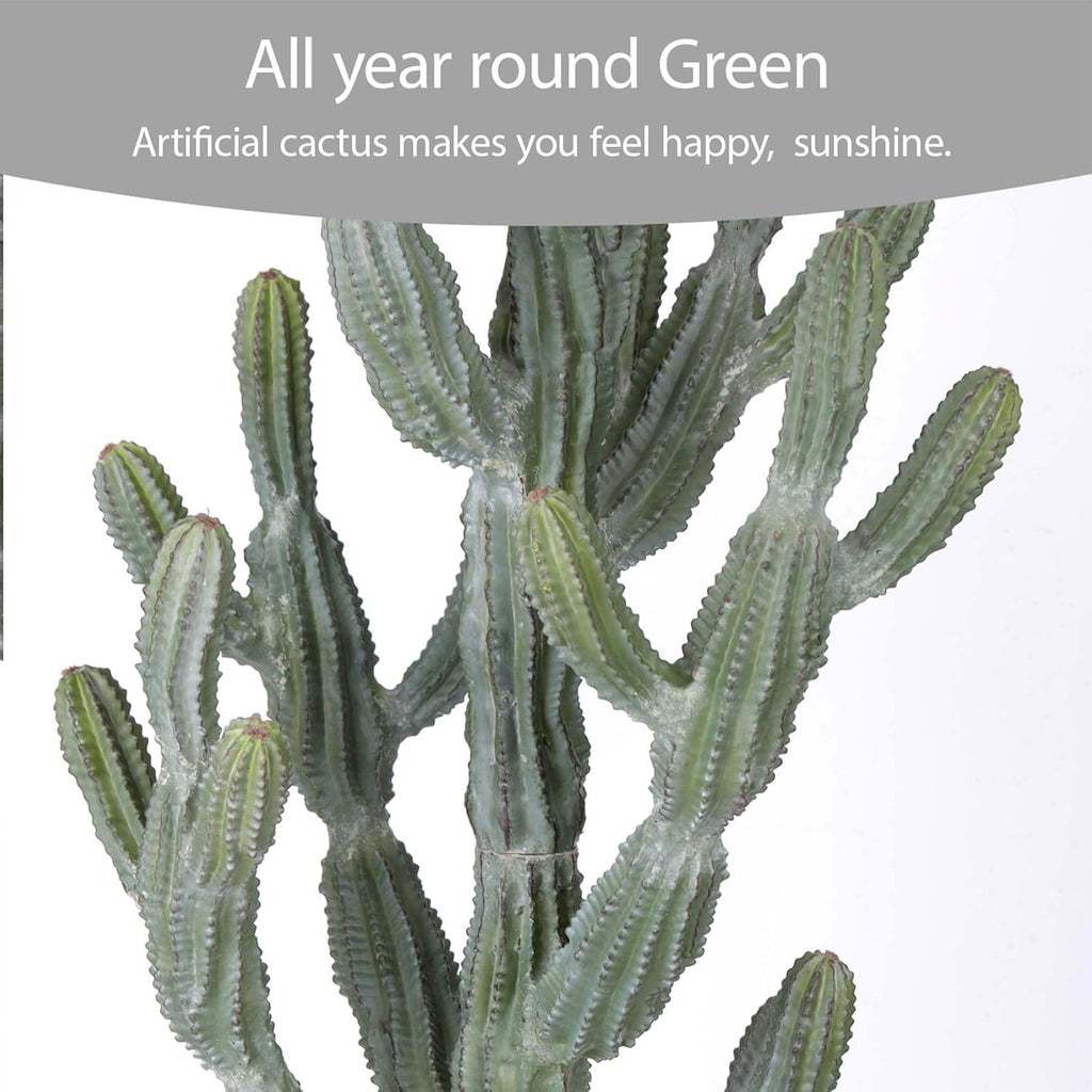 Artificial Cactus 51inch Faux Cacti Fake Saguaro Plants for Indoor Outdoor Home Office Garden Decor