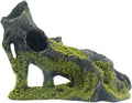 Aquarium Artificial Tree Hole Resin Aquarium Ornament, Resin Tree Stump Branch for Reptile Habitat Decoration, Tree Trunk Fish Tank Decoration Aquarium Hideaway Rock Cave House Hide Hut
