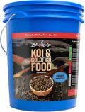 Blue Ridge Koi Fish Food 14lb - Koi Food Mini Growth Formula, Goldfish Food, Premium Fish Food for Ponds, Ponds Fish Food, Floating Pond Pellets