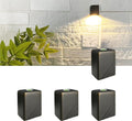 COLOER Brass Modern Wall Sconces, 12V Low Voltage LED Deck Lights Outdoor, Wall Light for Indoor/Outdoor,Bedroom, Living Room, Hallway (4-Pack)