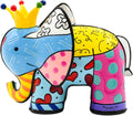 Britto Collectible Figurine - Iconic Art Figurine, Decorative Displays for Modern Home Decor | Designed by Iconic Artist Romero Royal Elephant (Multicolor)