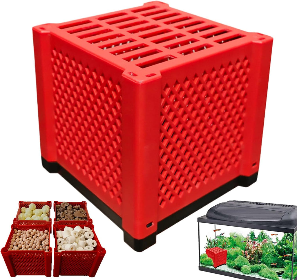 Activated Carbon Cube - Structure Charcoal Deodorizer | Aquarium Filter Media | Reusable Purifier Betta Bowl Small Tank Pond Purification System Water Freshness Enhancer Clarity