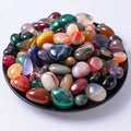 Polished Multicolor Healing Crystal Stone Set, 72 Pcs, 0.5" Handpicked Tumbled Stones for Healing, Reiki, Meditation, Crafting, Home Decor, Ethically Sourced, Multicolor