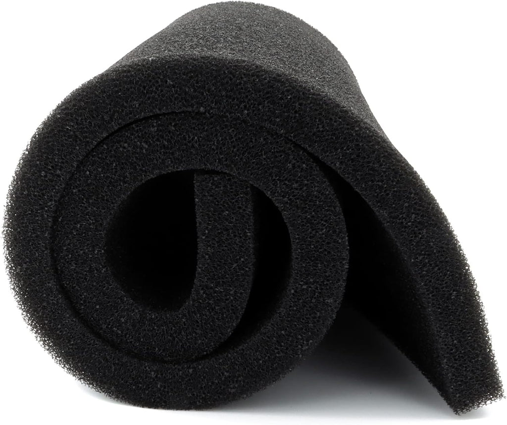 ALEGI Aquarium Filter Media Foam Material Cut to Fit, 36" x 12" x 1", 40 PPI Bio Pre Filter Sponge Pad Sheet for Fish Tank