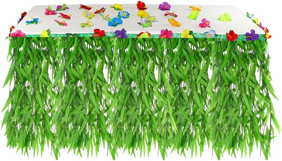 Beebel 50 Strands Artificial Vine Fake Leaves Silk Willow Rattan Wicker Twig for Jungle Party Supplies