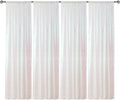 Sugargirl White Iridescent Sequin Backdrop Curtain 4 Panels 2FTx8FT Glitter White Iridescent Background Drapes Sparkle Photography Backdrop for Party Wedding Birthday Wall Decoration