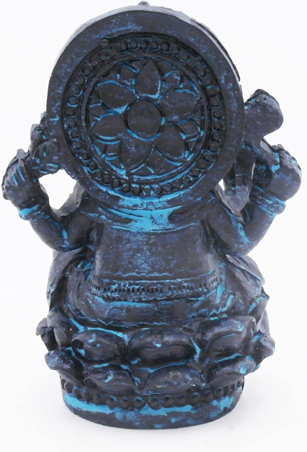 Ganesh Elephant Fish Tank Decorations Aquarium Décor Statue Reptile Turtle Lizard Spider Tanks Terrarium Thai Ganesha Buddhism Sculpture Figurine Ornament Pet