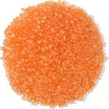 Keedolla Aquarium Rocks Betta Fish Tank Gravel, 14oz Frosted Sea Glass Marbles Gemstones for Vase Fillers, DIY Crafts and Home Decor - Orange, 6-9mm