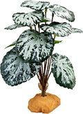 Woyrise Reptile Artificial Plants for Terrarium Decor, Amphibian Habitat Decorations Bearded Dragon Tank Accessories fit Crested Gecko Leopard Lizard Chameleon Snake Frog - Fake Spots Heuchera
