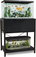 TFK 20-29-37 Gallon Fish Tank Stand, Aquarium Stand with Cabinet Storage for Aquarium Stand, Cabinet for Fish Tank Accessories Storage, Heavy Duty Tank Stand for Home Office Turtle Reptile Tank Stand
