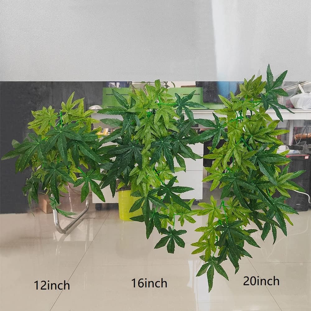 Dsoar 50cm/20in Aquarium Decorations Plants Artificial Fake Plastic Water Grass Plants for Fish Tank Aquarium Decor Artificial Hanging Plants