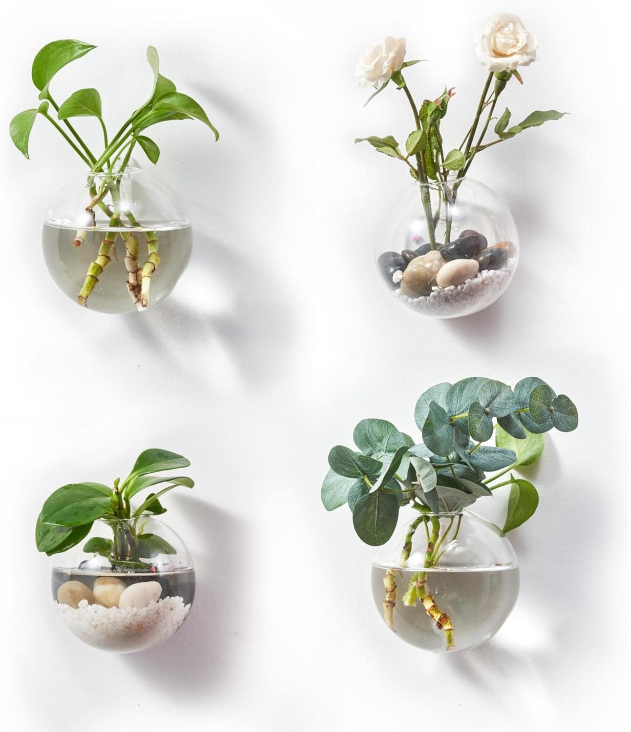 Wall Hanging Planters Terrarium Glass Air Plant Holder Pots for Plants
