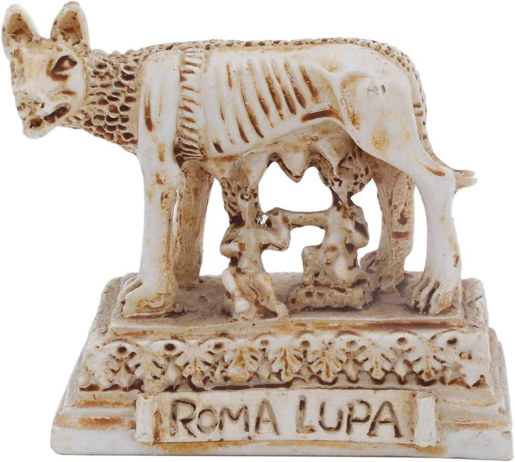 Roman Wolf Fish Tank Decorations Ancient Rome Reptile Turtle Lizard Spider Tanks Terrarium Building Décor Ornament Pet