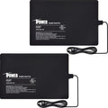 iPower 8x12 Inch Reptile Heat Pad Under Tank Heater, Energy-Efficient & Waterproof Design Terrarium Warmer Mat for Turtles, Lizards, Snakes, 2 Pack