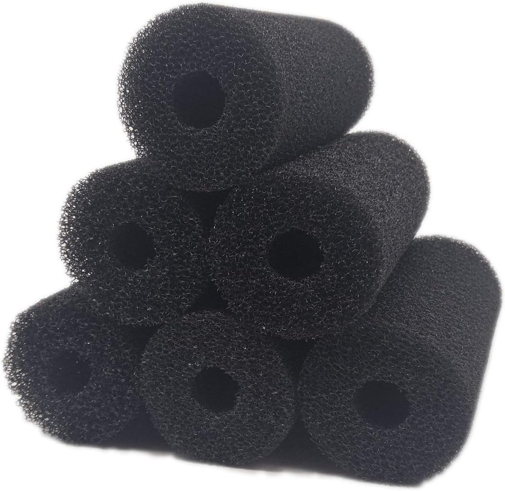 5″ Big Prefilter Sponge Foam Replacement Filtration Kit for Pond Aquarium Fish Tank, 6 Pack