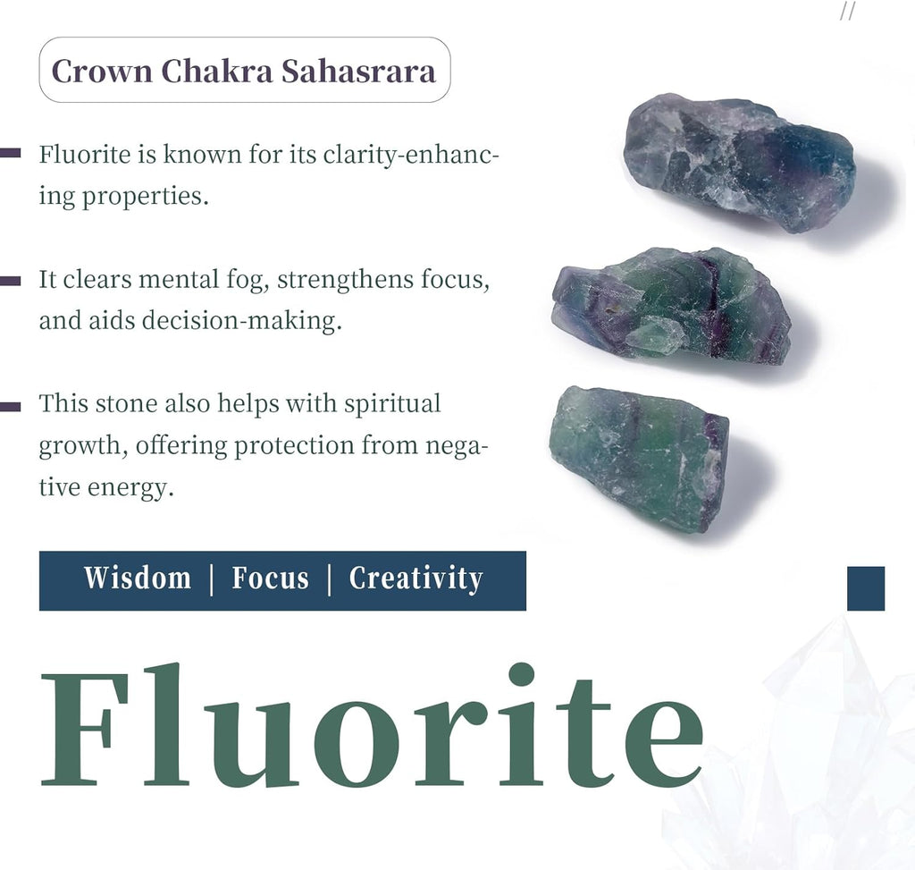 SUNYIK Fluorite Tumbled Chips Stone Crushed Crystal Quartz Pieces Irregular Shaped Stones 1pound(about 460 gram)
