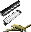T5 10.0 UVB Reptile Light Fixture, T5 UVA UVB Light Tube Lamp Blub 8W 12" for Bearded Dragon, Tortoise,Desert Lizards,Leopard Gecko,Reptile & Amphibian Lamp