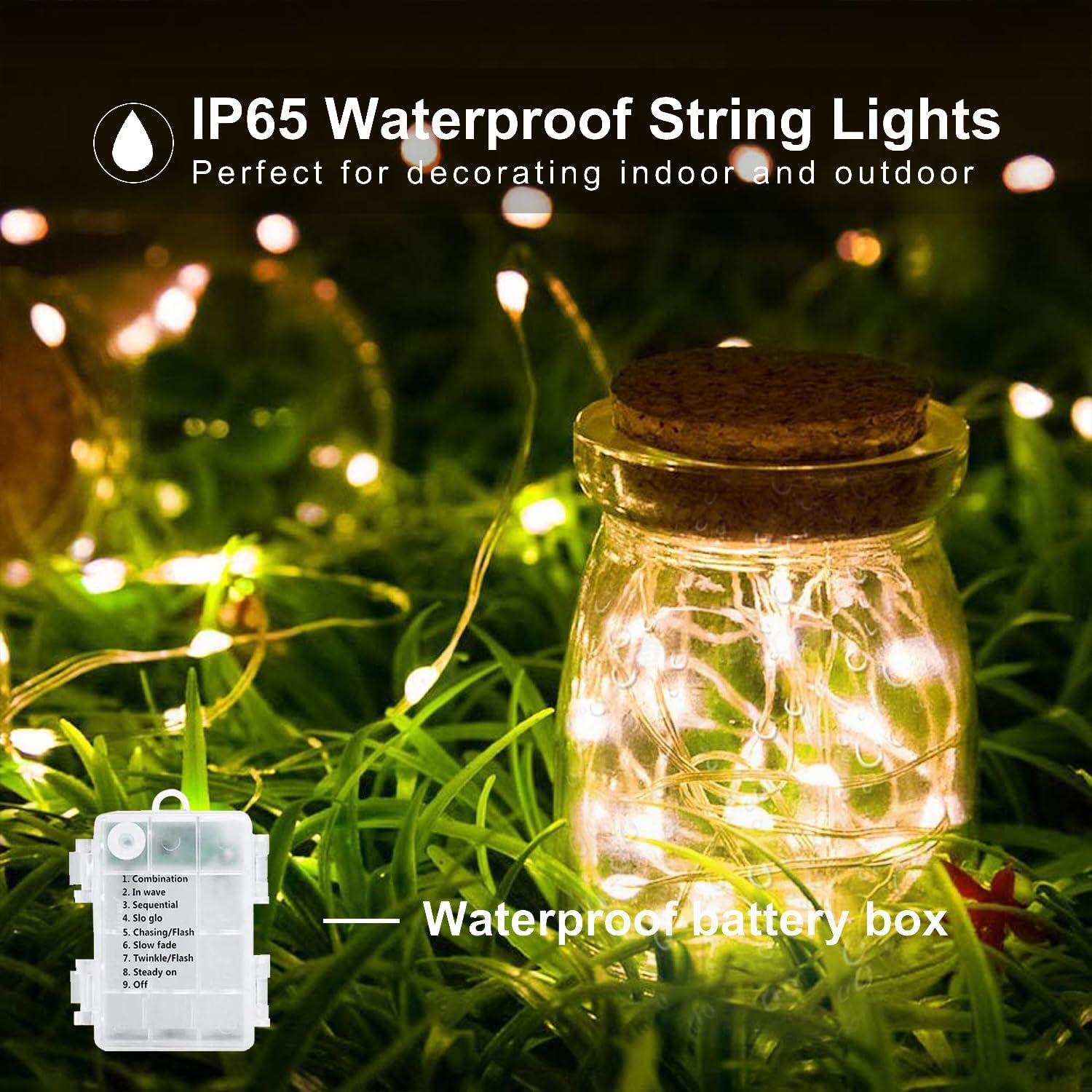 Upgraded 4Pack 280Ft 800 LED Fairy Lights Battery Operated with Remote & Timer, Waterproof Christmas String Lights Outdoor Indoor, Battery Twinkle Lights for Bedroom, Xmas, Parties, Tree, Garden Decor