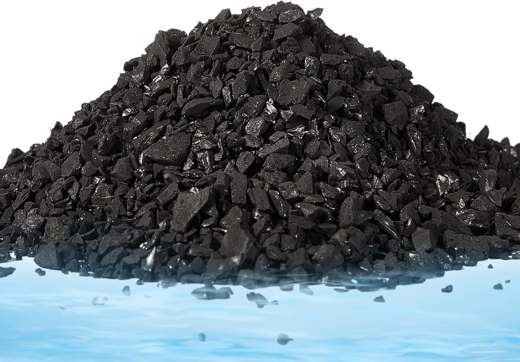 Timgle Bulk Water Air Filter Activated Charcoal Coconut Hull Granular Activated Carbon 10-18 Mesh Water Distiller Charcoal Filters Media for Filtration(20 Lbs)
