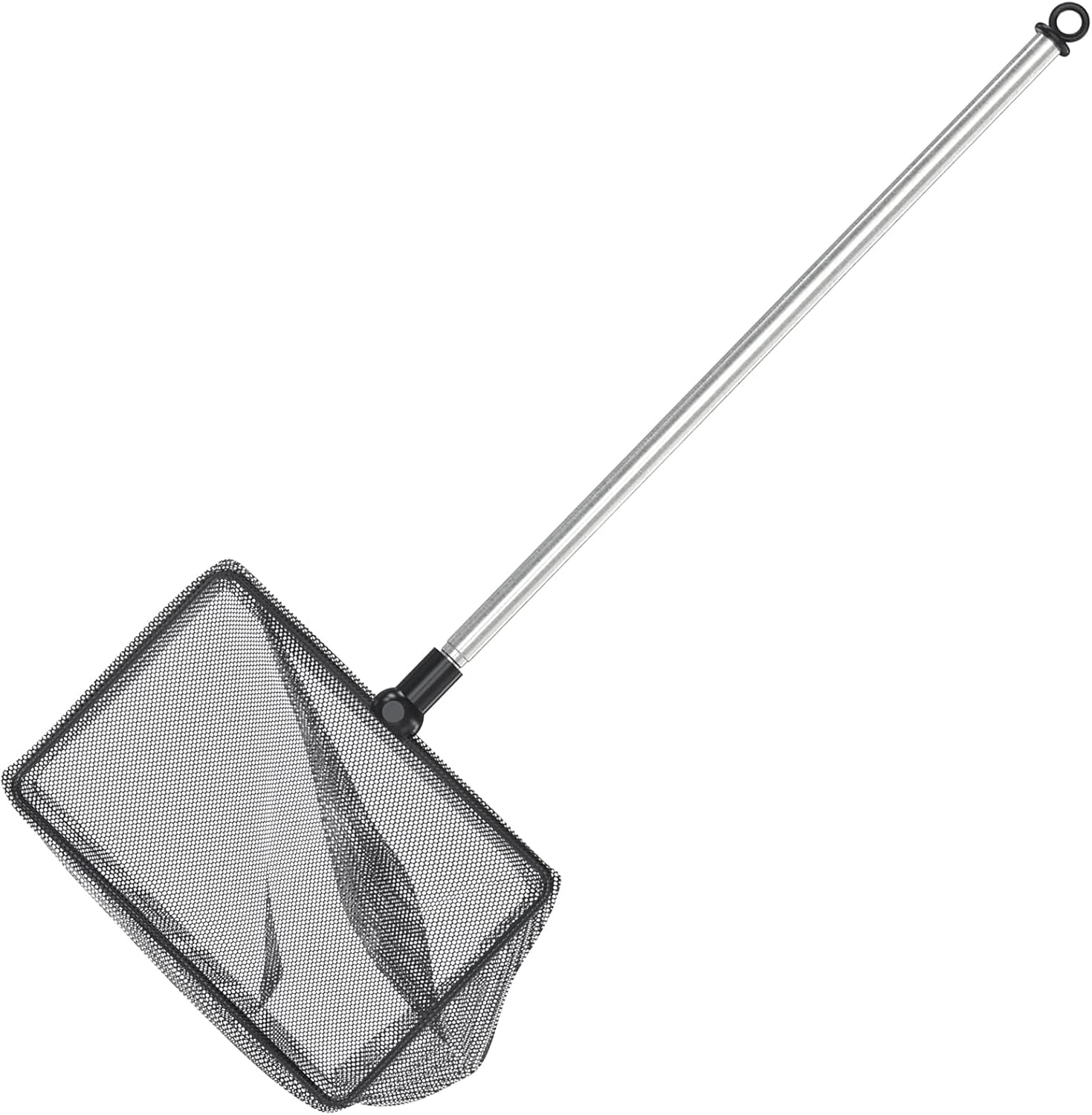 Pawfly Aquarium Fish Net with Extendable 9-24 Inch Long Handle for Betta Fish Tank Small Koi Pond and Pool