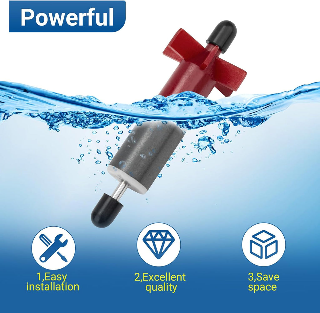 25870 Impeller Compatible with Tetra Whisper 30-60 Gallon, Whisper 3/4/60, Triad 3000 Power Filters & Aqua Tech 30-60 Top Fin Filters Aquarium Filter Parts #75069200