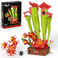 Carnivorous Plant Building Set, Tropical Rainforest Creative Botanicals Plants Bricks, Artificial Plant Kit Home Decor, Gift for Plant Lovers for Her Adults Kids Boys Girls 12+ (455PCS)
