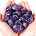 DUQGUHO Amethyst Healing Crystals Stones Set Natural Bulk Crystals Tumbled Polished Irregular Crystal Stones Bulk Rocks 0.45 lbs