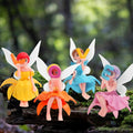 8pcs Fairy Garden Accessories, Mini Fairy Figurines Well-Designed & Handcrafted for Garden Decor Outdoor, Landscape Decor, DIY Craft, Dollhouse, Succulents & Home Decoration