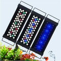 USB LED Aquarium Light for 12–18 Inch Fish Tanks – Timer with Auto On/Off, 10-Level Brightness, White/Blue/Red+White Modes, Extendable Brackets & Hanging Design (No USB Power Adapter)