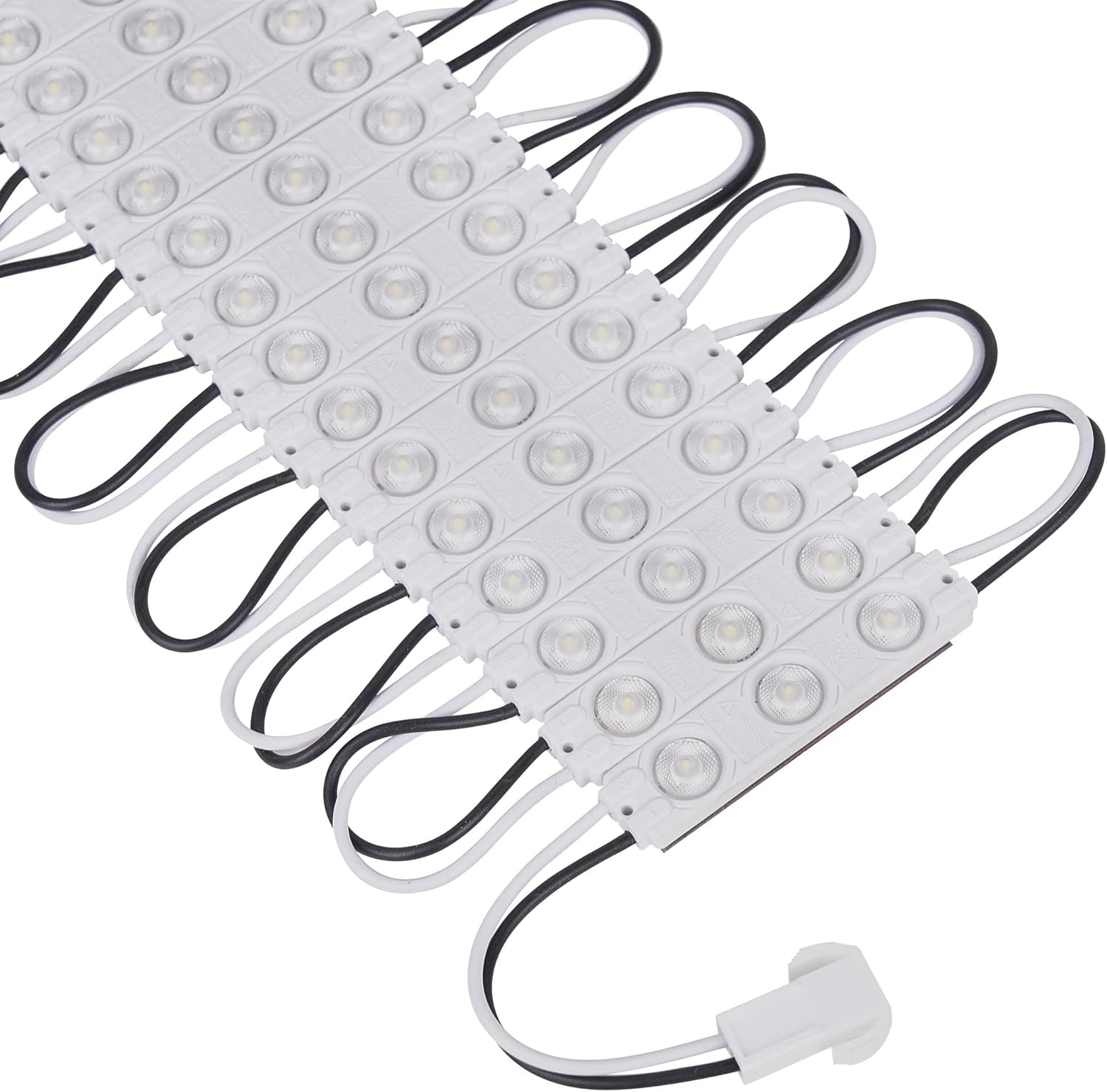 AC 110V LED Module Warm White 3000K 1.5W for Letter Sign Advertising Lightbox with Tape Adhesive Backside (200pcs Pack)