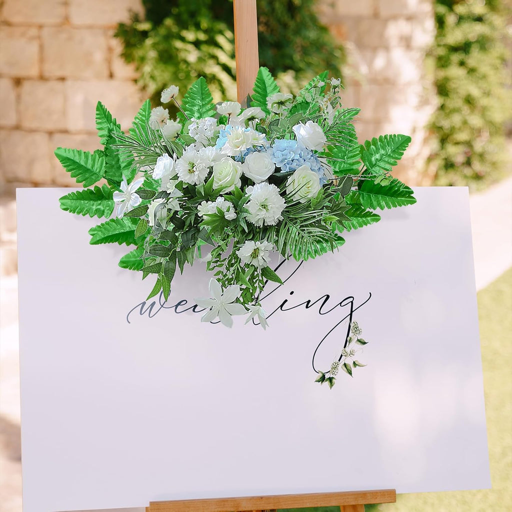 XONOR Artificial Silk Leaf Fern - Artificial Fern Leaves Stem Faux Greenery Plant for Cemetery Grave Headstone Wedding Home Garden Decoration (200Pcs, Green)