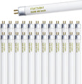 F54T5/841/HO 54W T5 HO Fluorescent Tube Light, 46 Inches T5 54 Watt Fluorecent Bulb, F54T5/841/CW, 4100K Cool White, 80 CRI, G5 Base 4300 Lumens 25 Pack