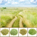 Warmtree 4 Pcs Mixed Static Grass Terrain Powder 3mm Diorama Grass Model Grass Diorama Supplies Terrain Model Kit Sand Table Simulation Landscape War Game Miniatures Fairy Garden