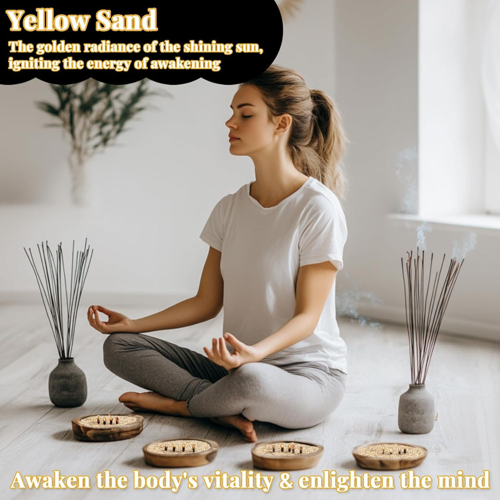RAINFLOW 15 OZ Fine Yellow Sand for Crafts - Colored Quartz Zen Garden Sand Decorative for Vases Filler, Wedding Unity Ceremony, Incense Burner, Ritual Incense,Wishing Bottle