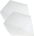 ALEGI 24 Pcs Aquarium Fish Tank Divider Plastic Egg Crate Aquarium Filter Bottom Tray Grid Isolation Board Partition Net Pane Separator (L 24pcs)