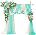 TINGE TIME Artificial Arch Flowers Kit Pack of 5, Wedding Decorations for Reception with Hanging Flowers, Wedding Arch Silk Floral Arrangements Ceremony Backdrop Bridal Shower Outdoor Party Decor