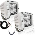 Black Oak LED Pro Series 3.0 Marine 2 Inch POD Light: Spot 40W CREE XM-L2 (2 Pack) Includes Brackets and Wiring Harness, Waterproof Lighting for Offroad Trucks, ATV, UTV, Boats
