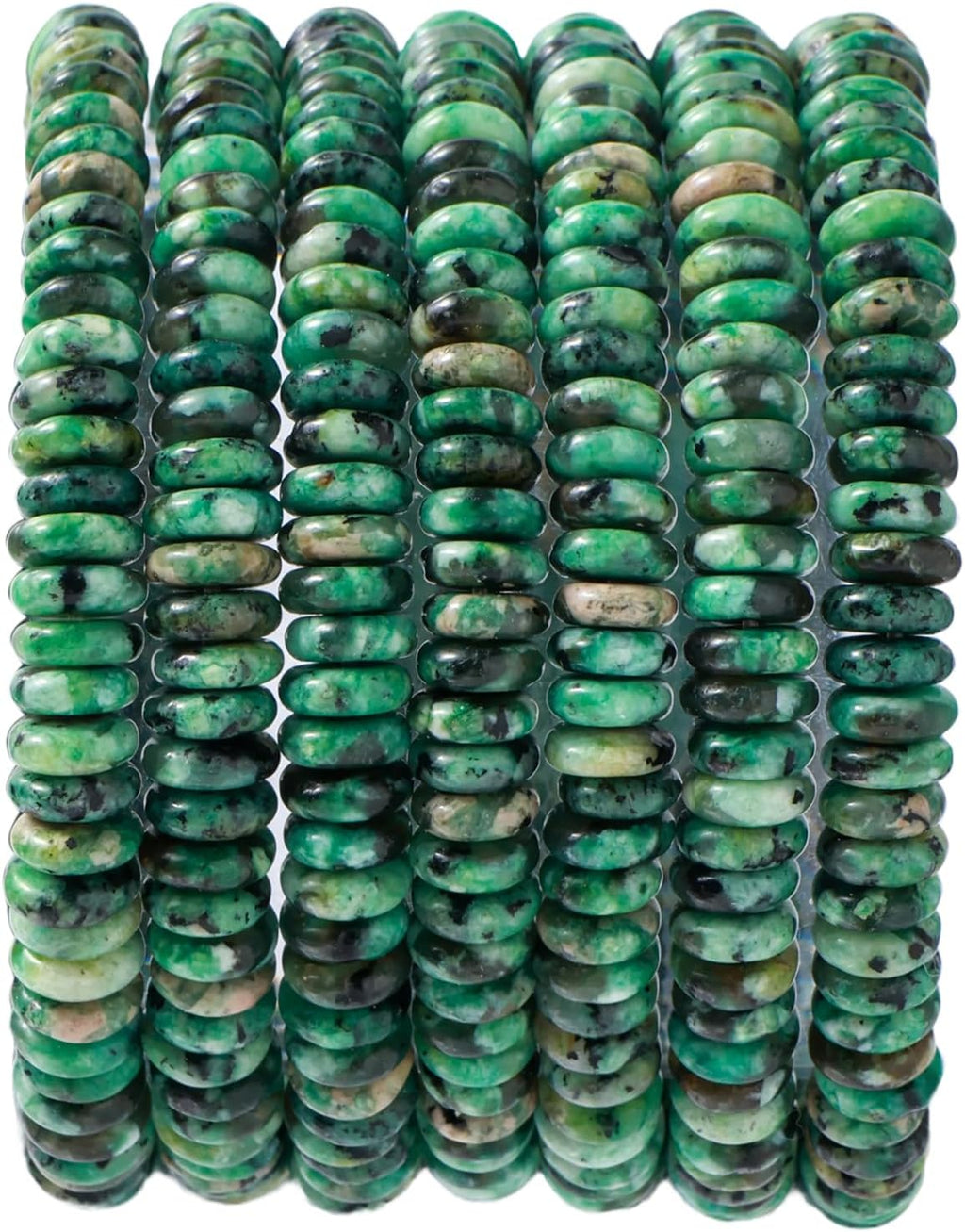 Natural African Turquoise Disk Stone Spacer Beads 6x2mm 38cm/str Flat Rondelle Loose Semi Gemstone Caps for Making Bracelets Necklace