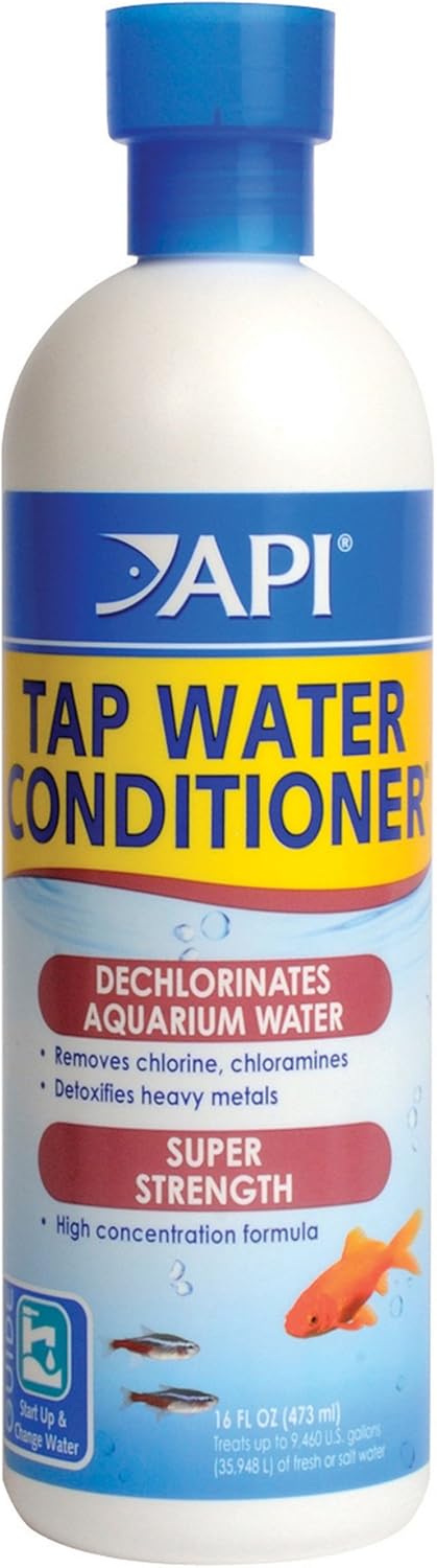 API ACCU-CLEAR Freshwater Aquarium Water Clarifier and API TAP WATER CONDITIONER Aquarium Water Conditioner