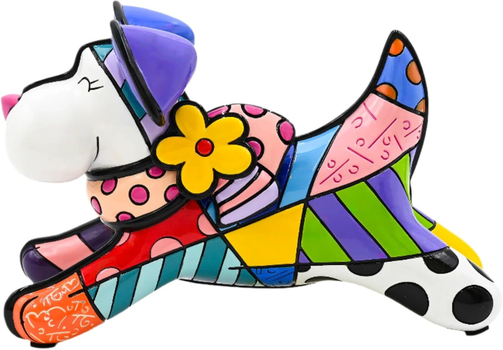 Britto Collectible Figurine - Iconic Art Figurine, Decorative Displays for Modern Home Decor | Designed by Iconic Artist Romero (Central Park Dog)