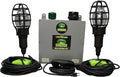175W Double Light for Docks with 50’ of Marine Grade Wire for Each Light, Easy to Install, Dusk to Dawn Operation, Salt or Fresh Water, Guaranteed to Attract Fish