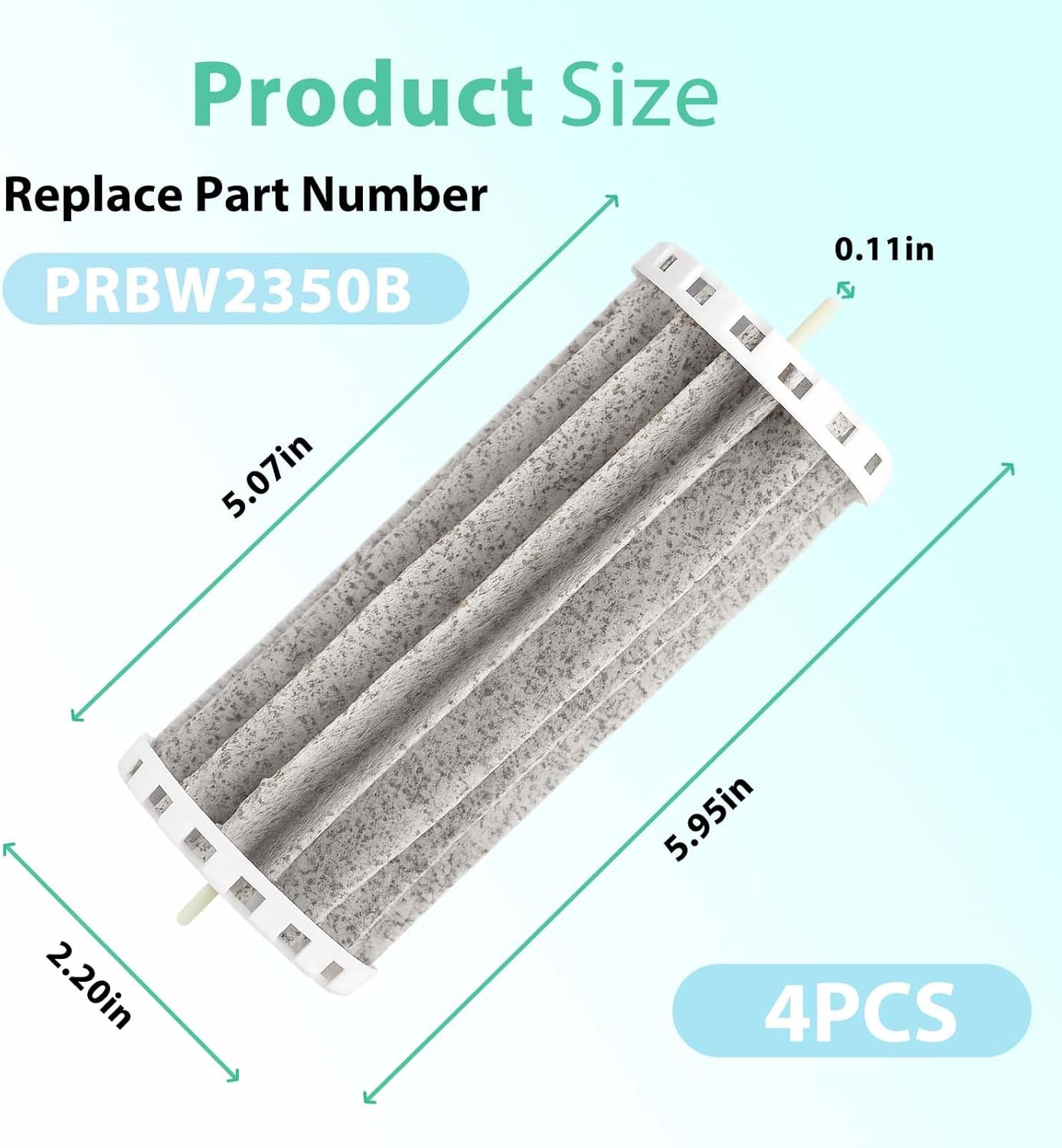 Bio Wheel Aquarium Fish Tank Filters Compatible with Marineland Penguin 200 200B 350 350B Bio-Wheel Power Filters, Replace PRBW2350B（4pcs）