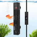 fishkeeper 25W/50W/100W/200W/300W Fish Tank Heater for 1-80 Gallon, Adjustable Submersible Aquarium Heater with LED Digital Display and Overheat Protection for Saltwater & Freshwater Tanks