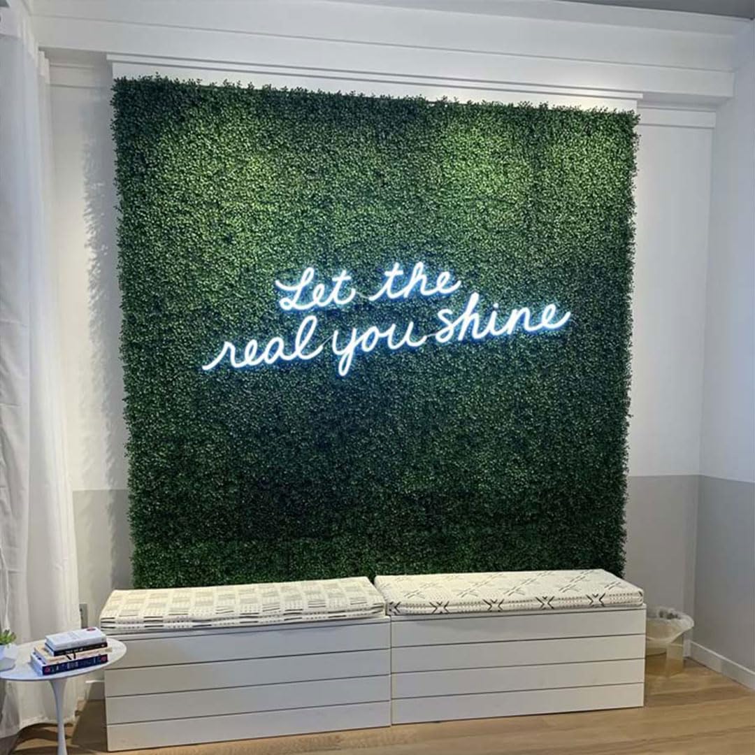 Artificial Boxwood Hedge Wall Panel, Green, UV Protected Privacy Screen, Faux Plant Garden Decor for Indoor Outdoor