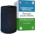 Activated Carbon Filter Media Roll - 31" x 100' x 1/4" Thick, Odor Control, Cut to Size, Filter Range Hood, AC Filter Material, Durable Carbon Filters, Made in USA